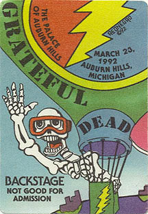 grateful dead 1992 space detroit