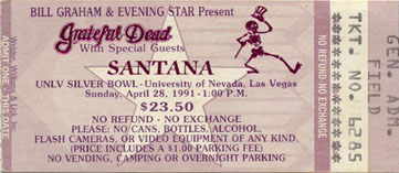 Image result for Sam Boyd Silver Bowl, Las Vegas 04/28/1991